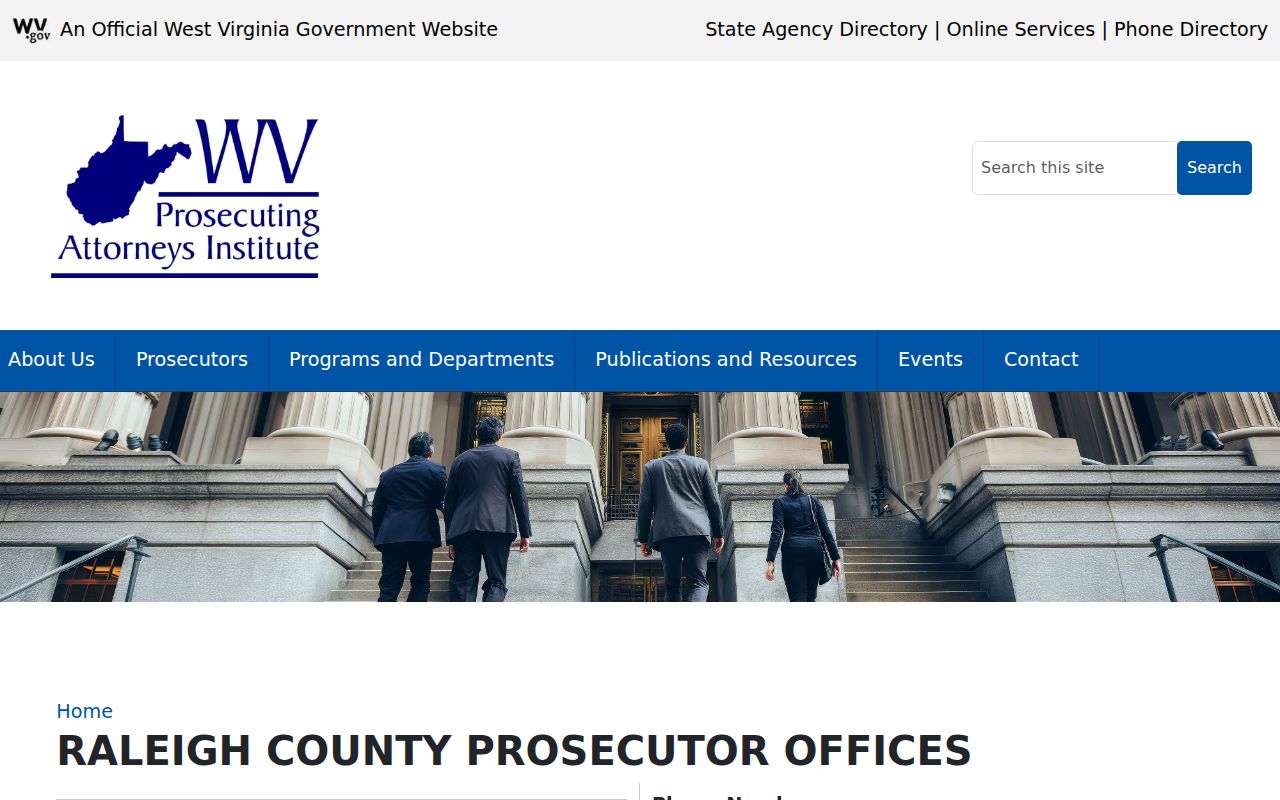 Mabscott criminal records Raleigh County prosecutor office page
